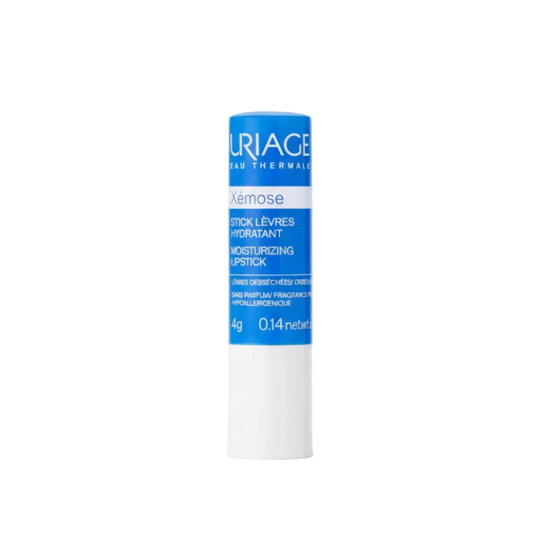 Uriage moisturizing lipstick on a white background