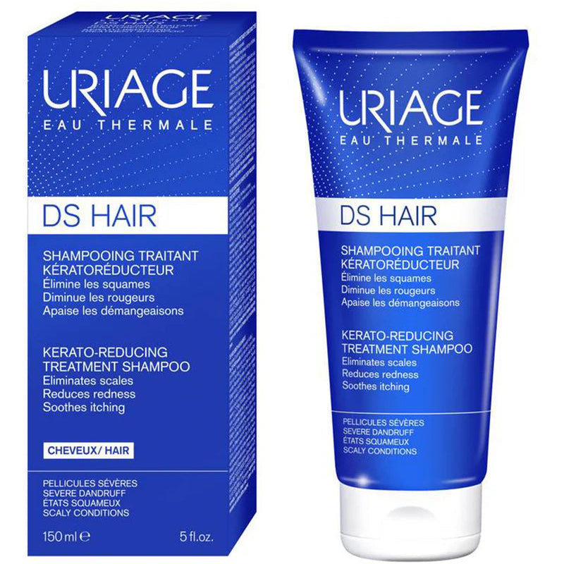 Uriage DS Hair shampoo packaging on a white background