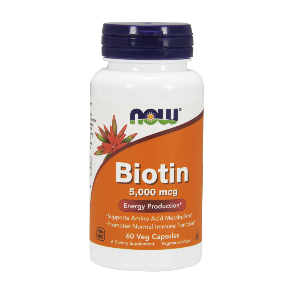 Biotin 5,000 mcg Veg Capsules - Farmaci ESLER