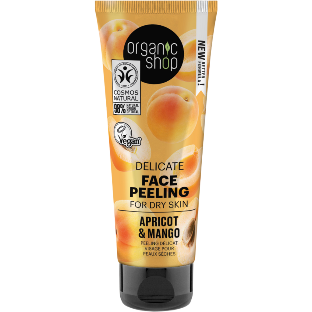 Organic Shop Apricot & Mango Delicate Face Peeling , 75 ml