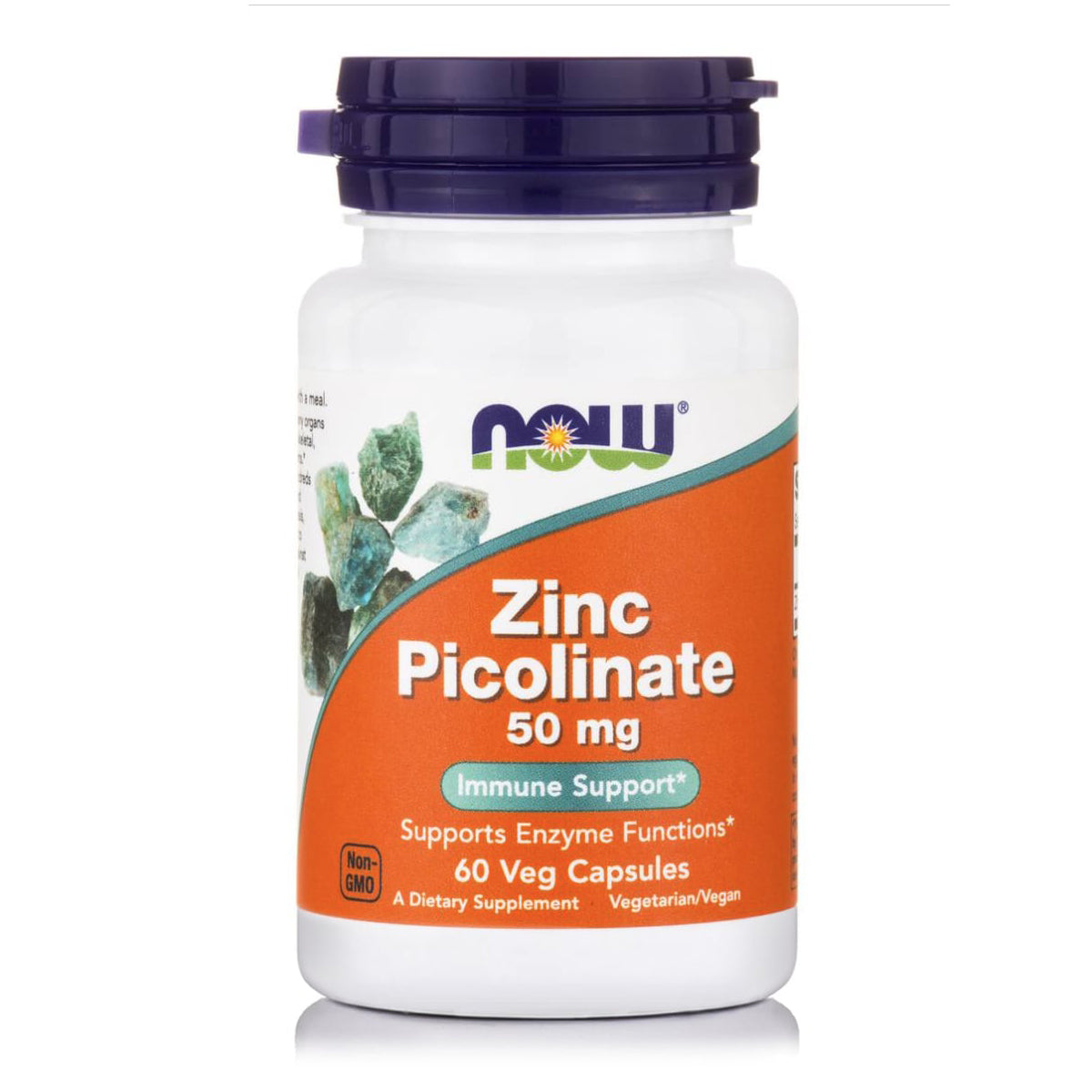NOW Zinc Picolinate 50 mg 60 Veg Capsules