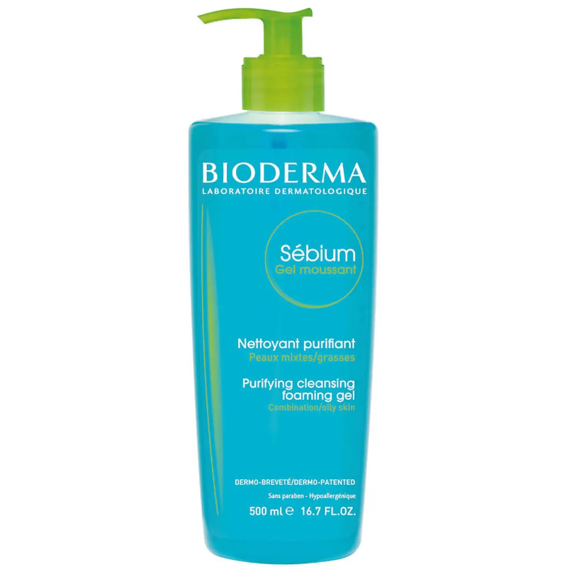 Bioderma Sébium Purifying Cleansing Foaming Gel 500ml