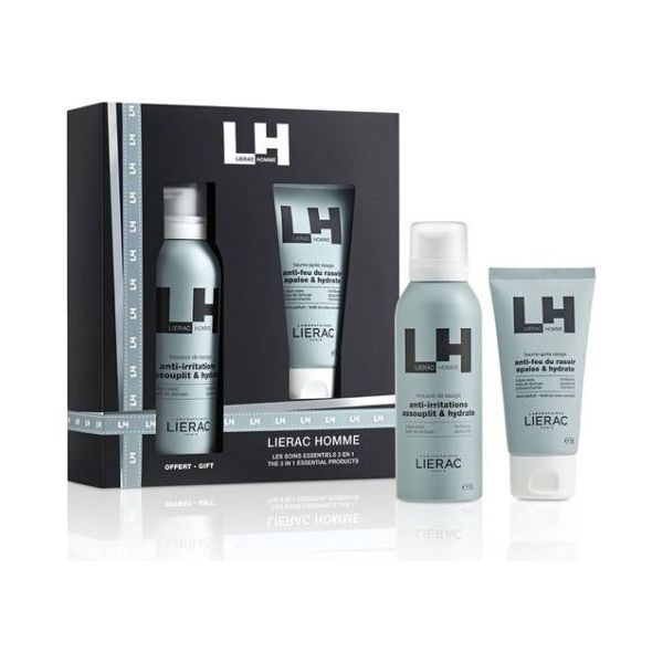 LIERAC MEN XMAS SET BALSDO/BAR+SHAV/FOAM 2021