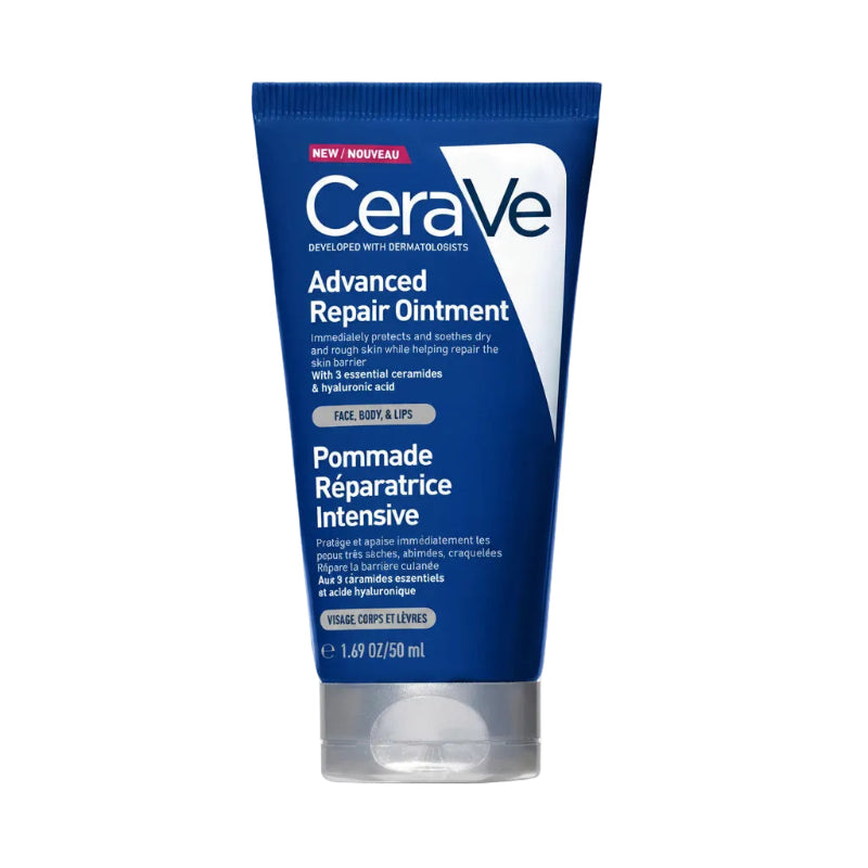 CeraVe Advanced Repair Ointment – Pomadë Riparuese për Lëkurë Shumë të Thatë dhe të Çarë