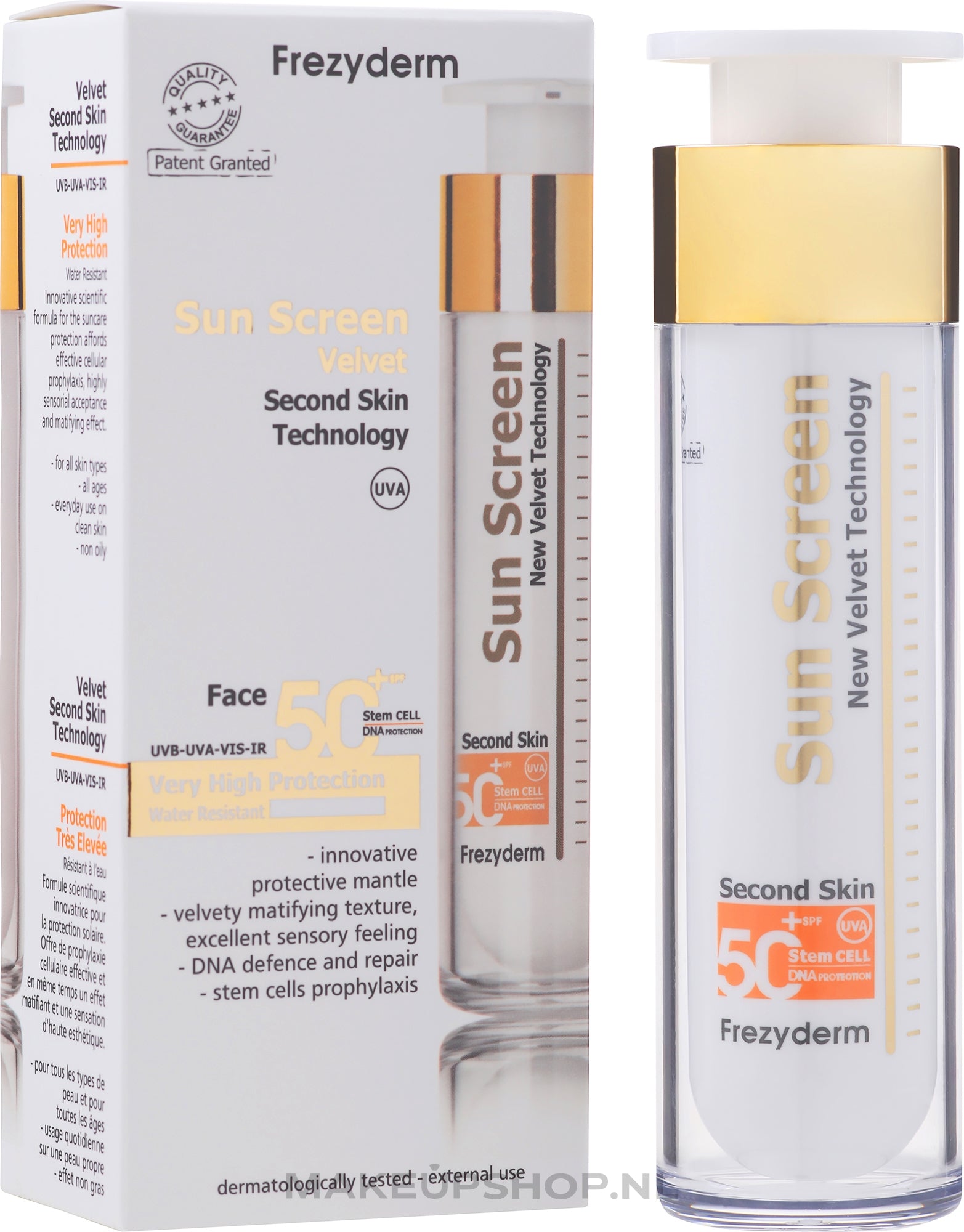 Frezyderm - Sun Screen Krem Fytyre PA Ngjyrë Velvet SPF 50+-Farmaci ESLER
