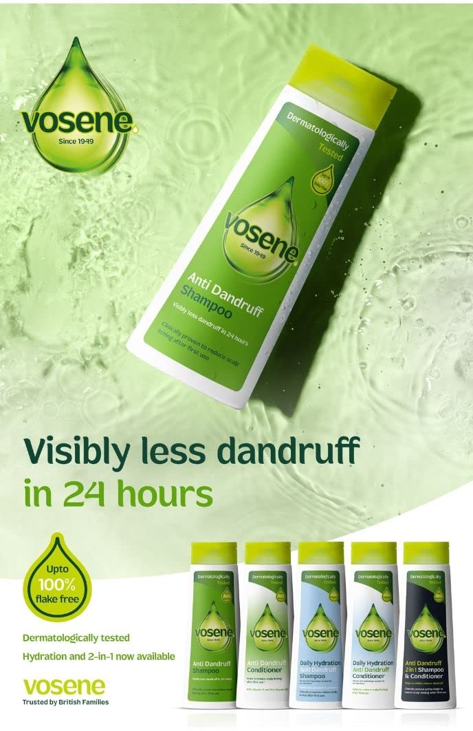 Vosene Anti-dandruff Shampoo 300ml (packaging may vary)