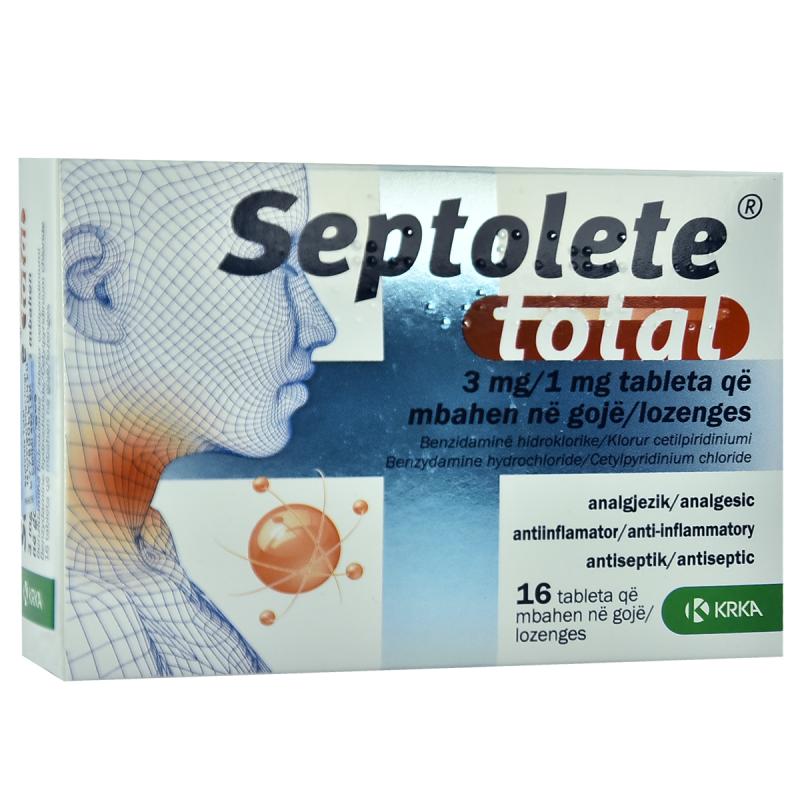 SEPTOLETE TOTAL LOZENGES 16 TAB