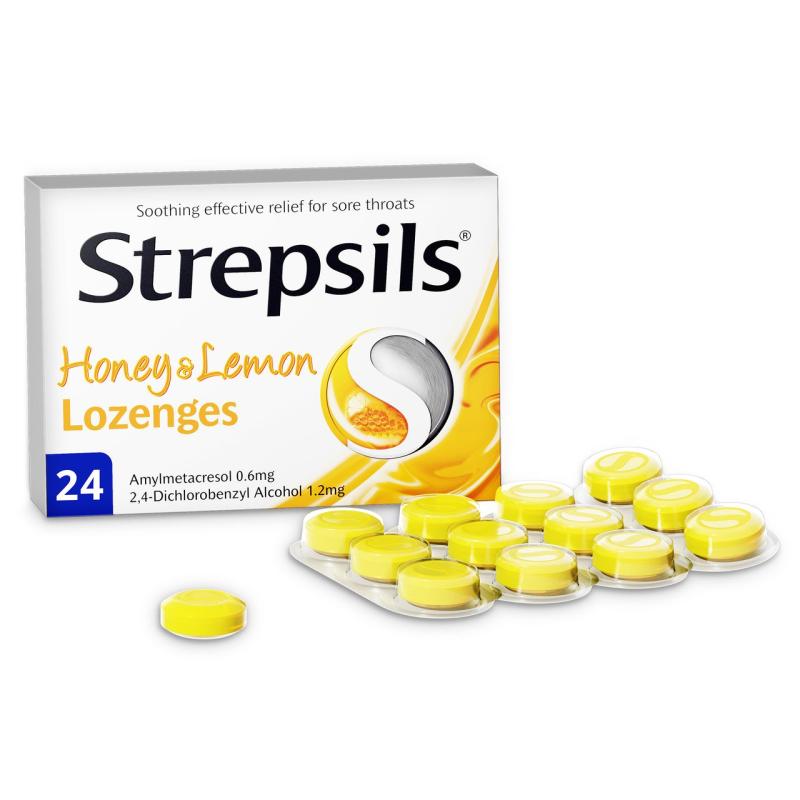 STREPSILS HONEY & LEMON - 24 LOZENGE