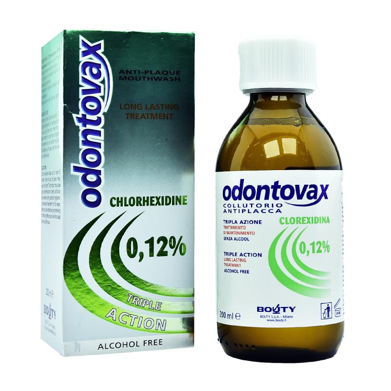ODONTOVAX ANTIPLAQUE MOUTHWASH 0.12% - 200 ML