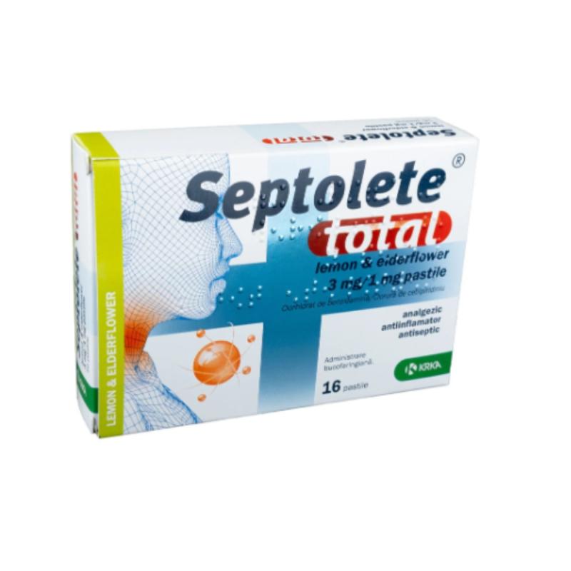 SEPTOLETE TOTAL LIMON DHE LULE SHTOG 3 MG/1 MG X 16 T