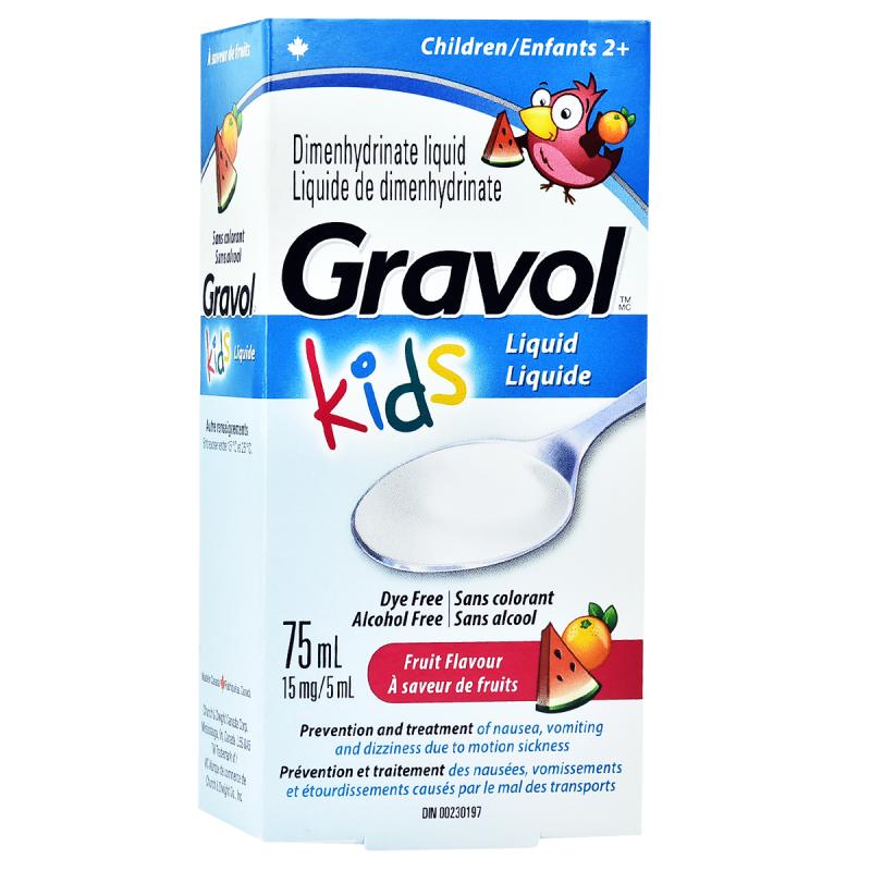 GRAVOL KIDS LIQUID 15 MG/ML - 75 ML