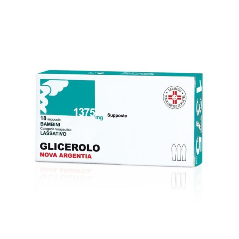 GLICEROLO NOVA ARGENTIA 1375MG x 18 SUPPOSTE