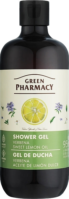 Green Pharmacy Green Verbena & Sweet Lemon Oil Shower Gel 500 ml