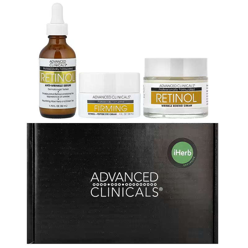 Seti Retinol për Kujdesin Kundër Shenjave të Moshës - Advanced Clinicals