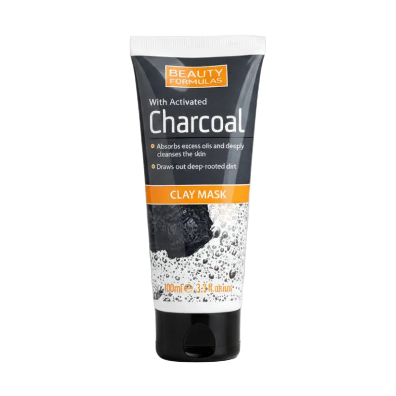 BEAUTY FORMULAS CHARCOAL CLAY MASK 100ML .