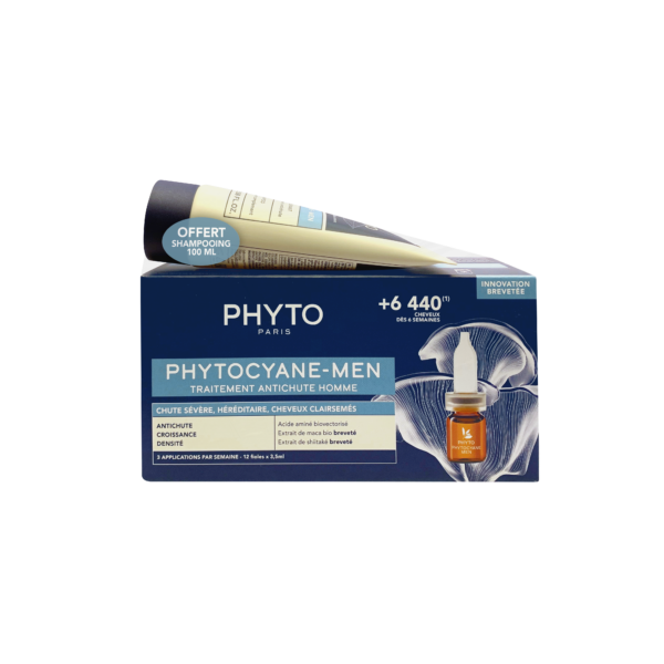 PHYTOCYANE MAN PROG 12FL+ SHAMPOO 100ML