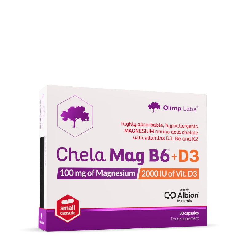 Supplement package with Olimp Labs branding on a white background