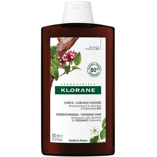 KLORANE SHAMPOO QUININE+EDELWEISS *400ML