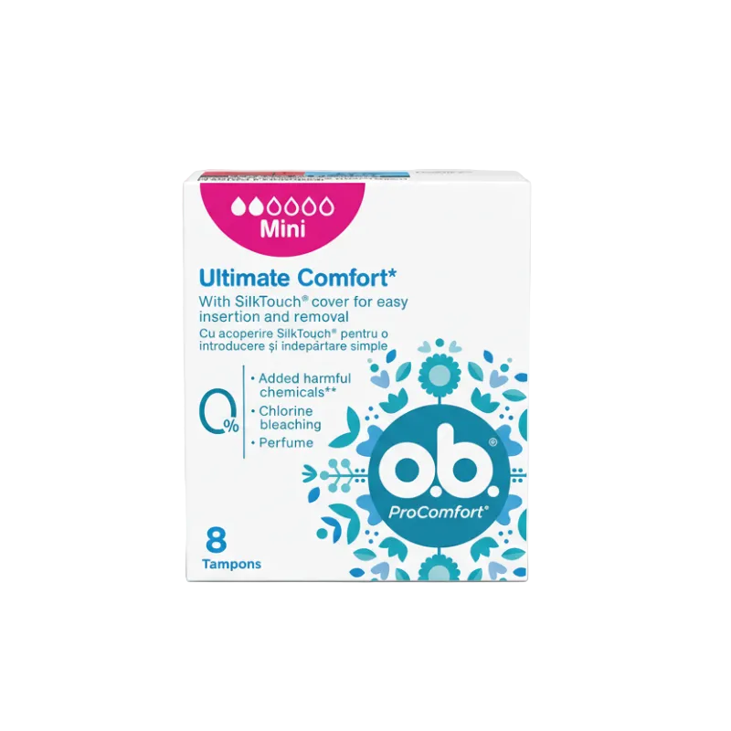 OB TAMPON PER CIKLIN MENSTRUAL MASA MINI
