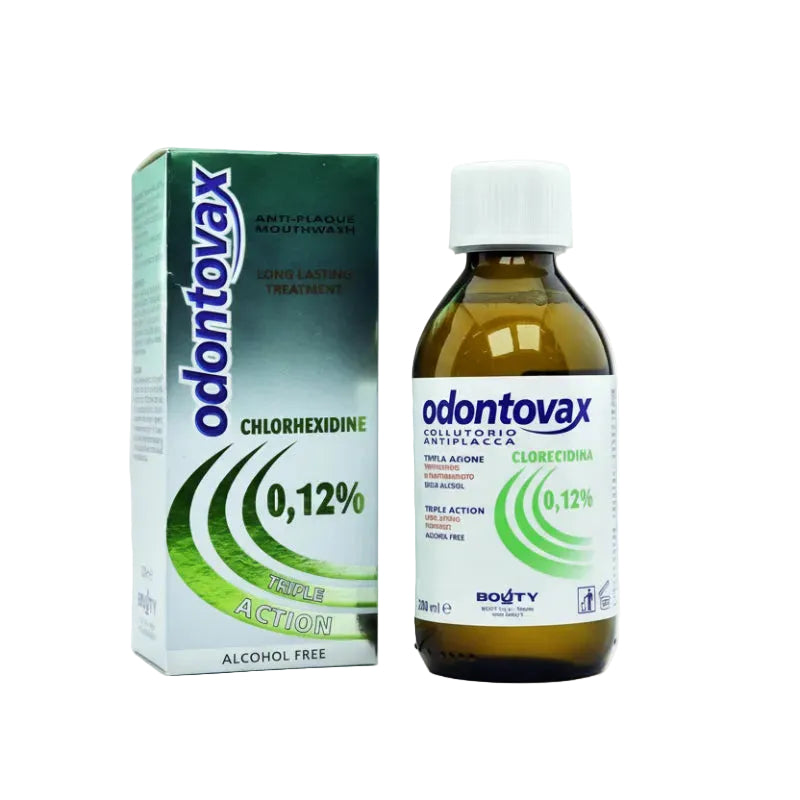 ODONTOVAX ANTIPLAQUE MOUTHWASH 0.12% - 200 ML