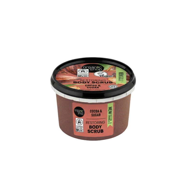 Organic Shop Restoring Cocoa & Sugar Body Scrub, 250 ml