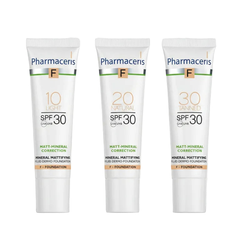 F-Line - Matt Mineral Fluid Pore Refining - SPF30+