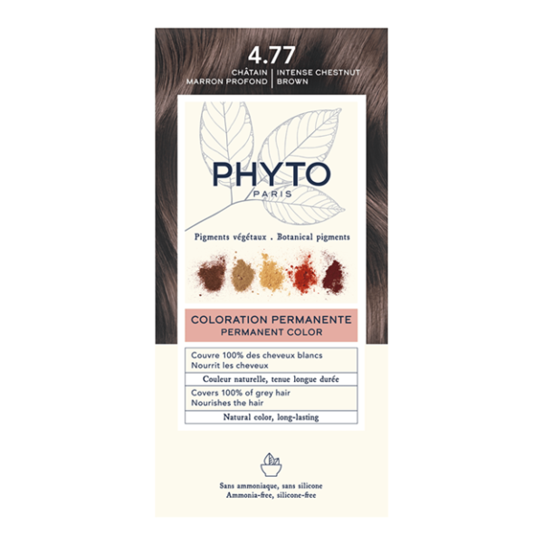 PHYTOCOLOR INTENSE CHESTNUT BROWN 4.77 – Boje flokesh pa amoniak