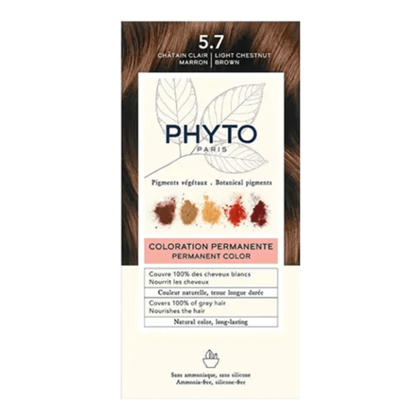 PHYTOCOLOR LIGHT CHESTNUT BROWN 5.7 – Boje flokesh pa amoniak