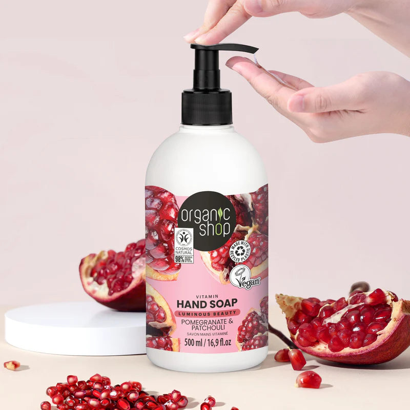 ORGANIC SHOP Pomegranate and Patchouli vitamin Hand Soap 500 mL