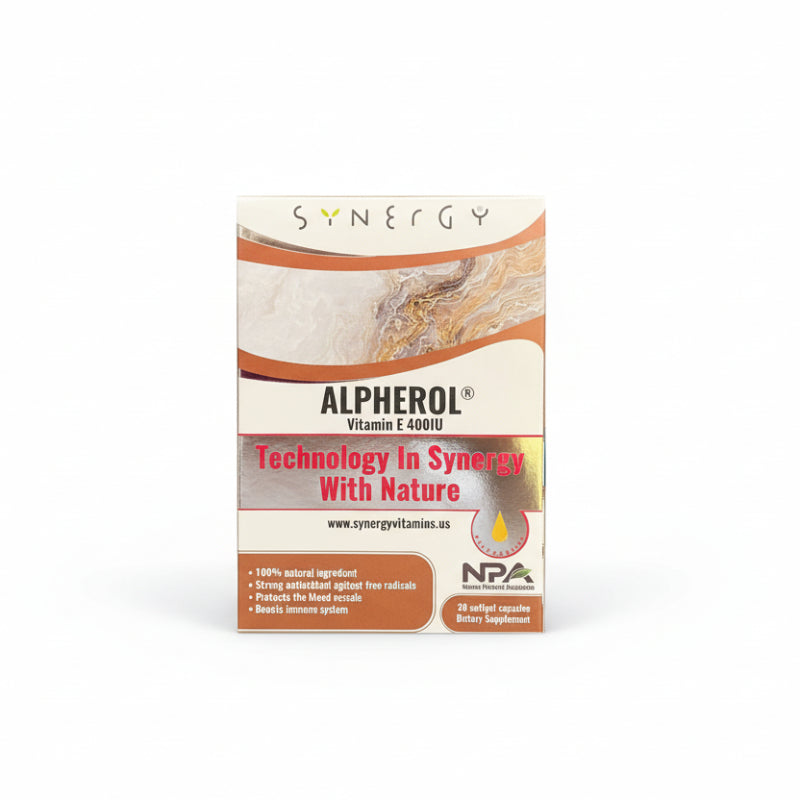 Synergy Alpherol Vitamin E 400 UI