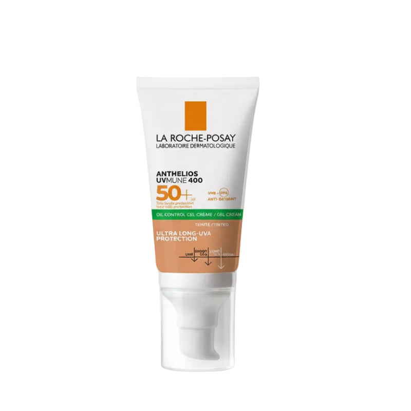 La Roche-Posay sunscreen cream with SPF 50+ on a white background