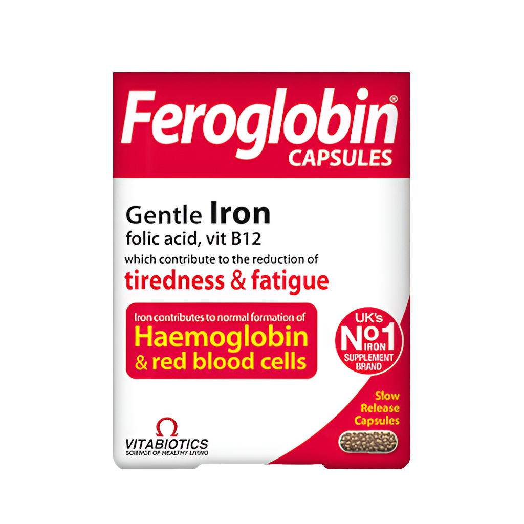 VITABIOTICS FEROGLOBIN B12*30KAPS - Farmaci ESLER