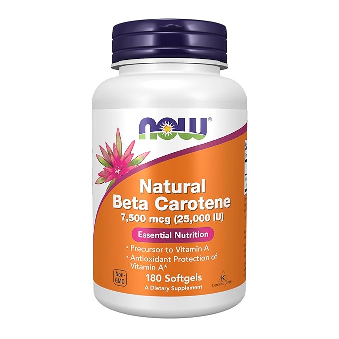 Natural Beta-Carotene 25,000 IU  NOW