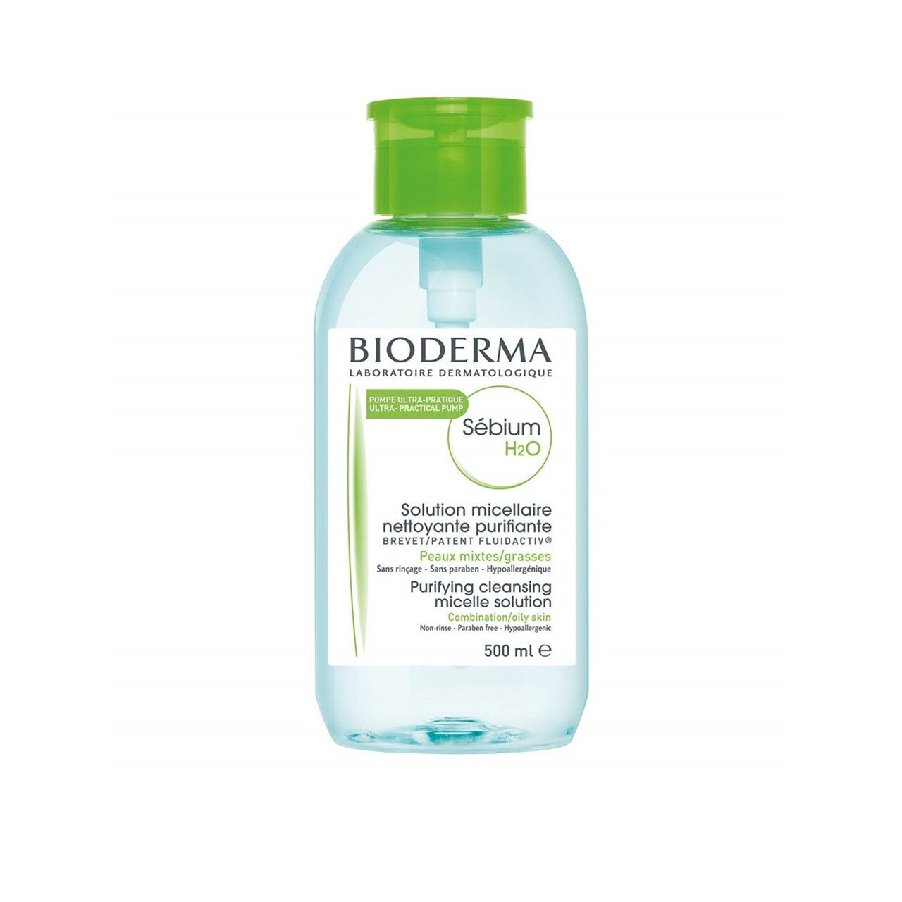 Bioderma Sébium H2O 500ml (Pompe Inverse)