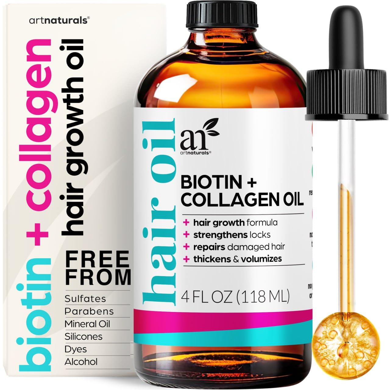 Hobe Labs Hair Oil Biotin + Collagen – Energizer