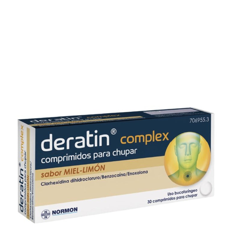 Deratin Complex Honey Lemon – Tableta për Fyt dhe Gojë