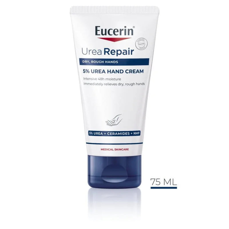 Eucerin UreaRepair PLUS 5% Urea – Krem për Duart, 75 ml