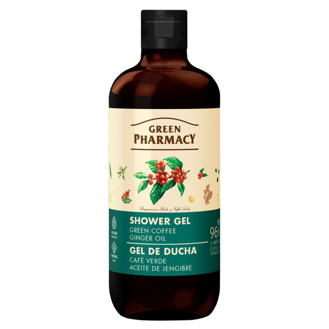 Green Pharmacy Green Coffee & Ginger Oil Shower Gel 500 ml