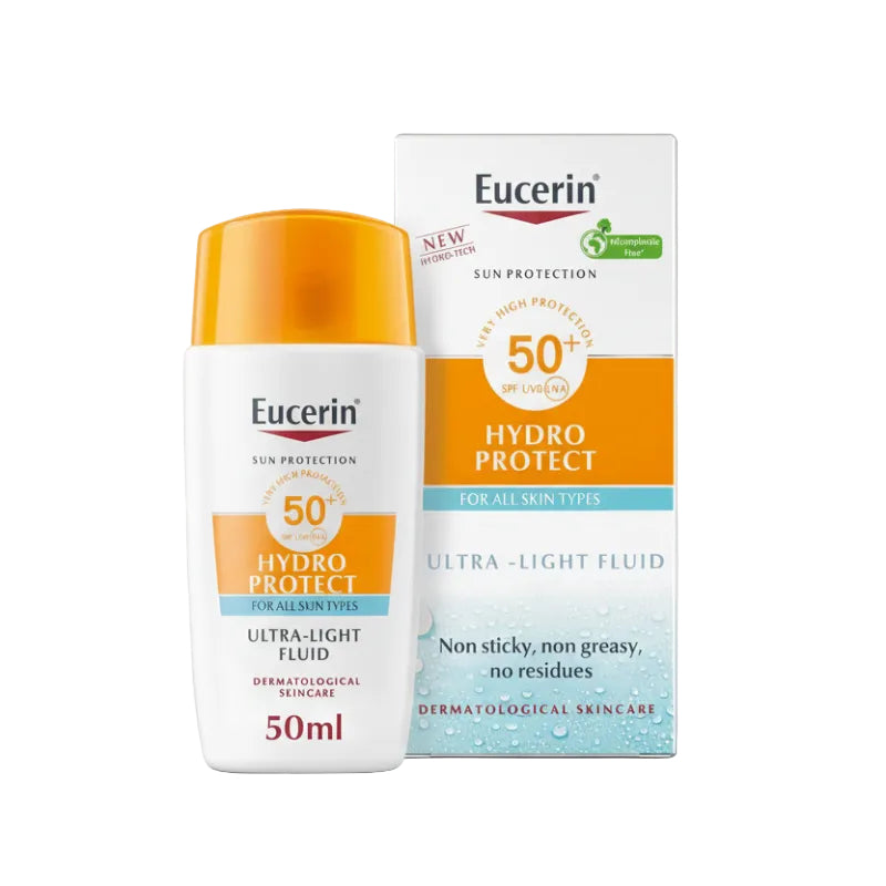 Eucerin Sun Protection Hydro Protect SPF50+ – Mbrojtje shumë e lartë me hidratim dhe freski 🌞💧