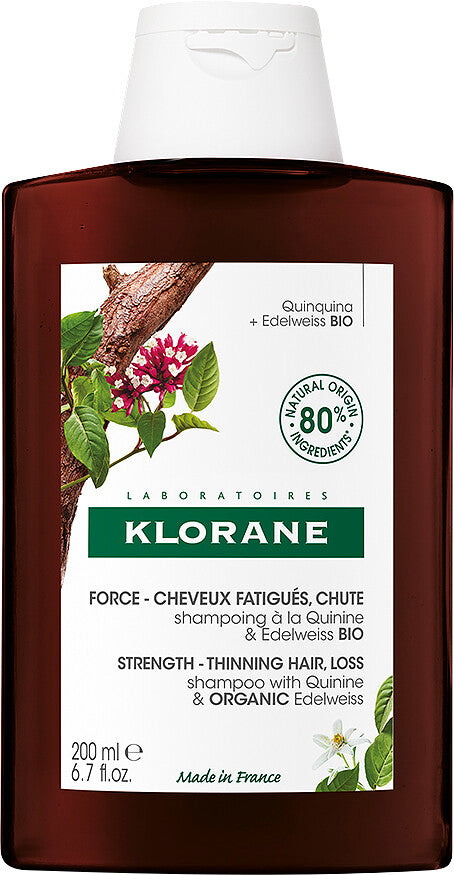 KLORANE SHAMPOO QUININE+ EDELWEISS *200ML