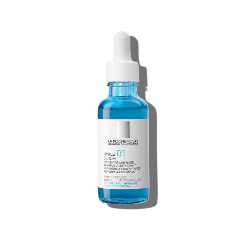 La Roche-Posay skincare serum bottle on a white background