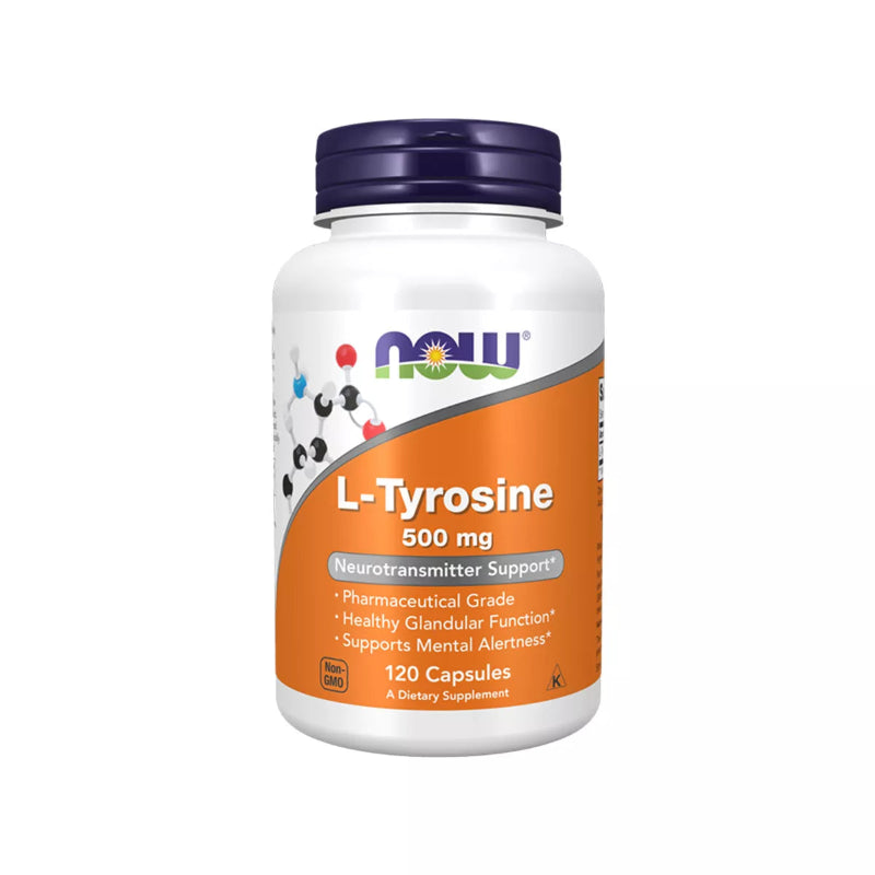 L-Tyrosine 500 mg 120 Capsules nga NOW Foods