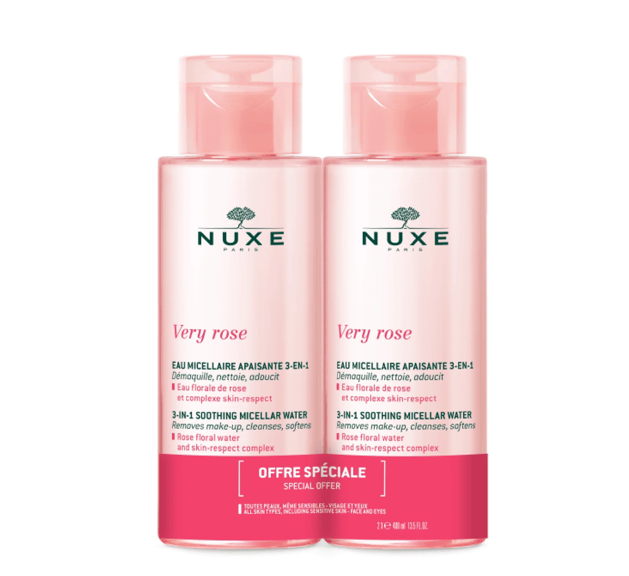 Nuxe Very Rose Duo (2x400 Ml)