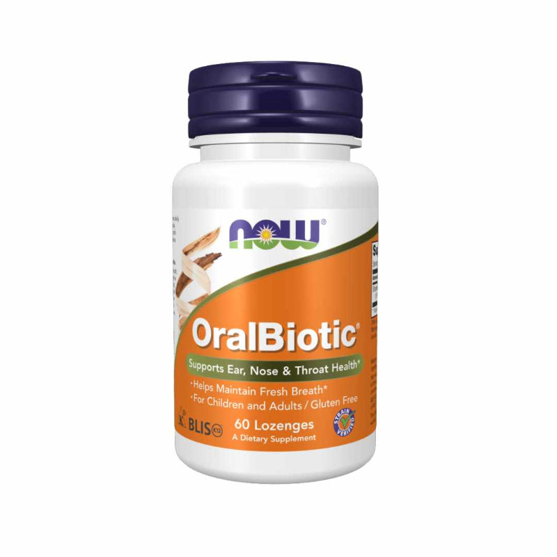 NOW OralBiotic 60 Lozenge
