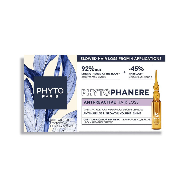 Phyto Phanere hair care product packaging on a white background