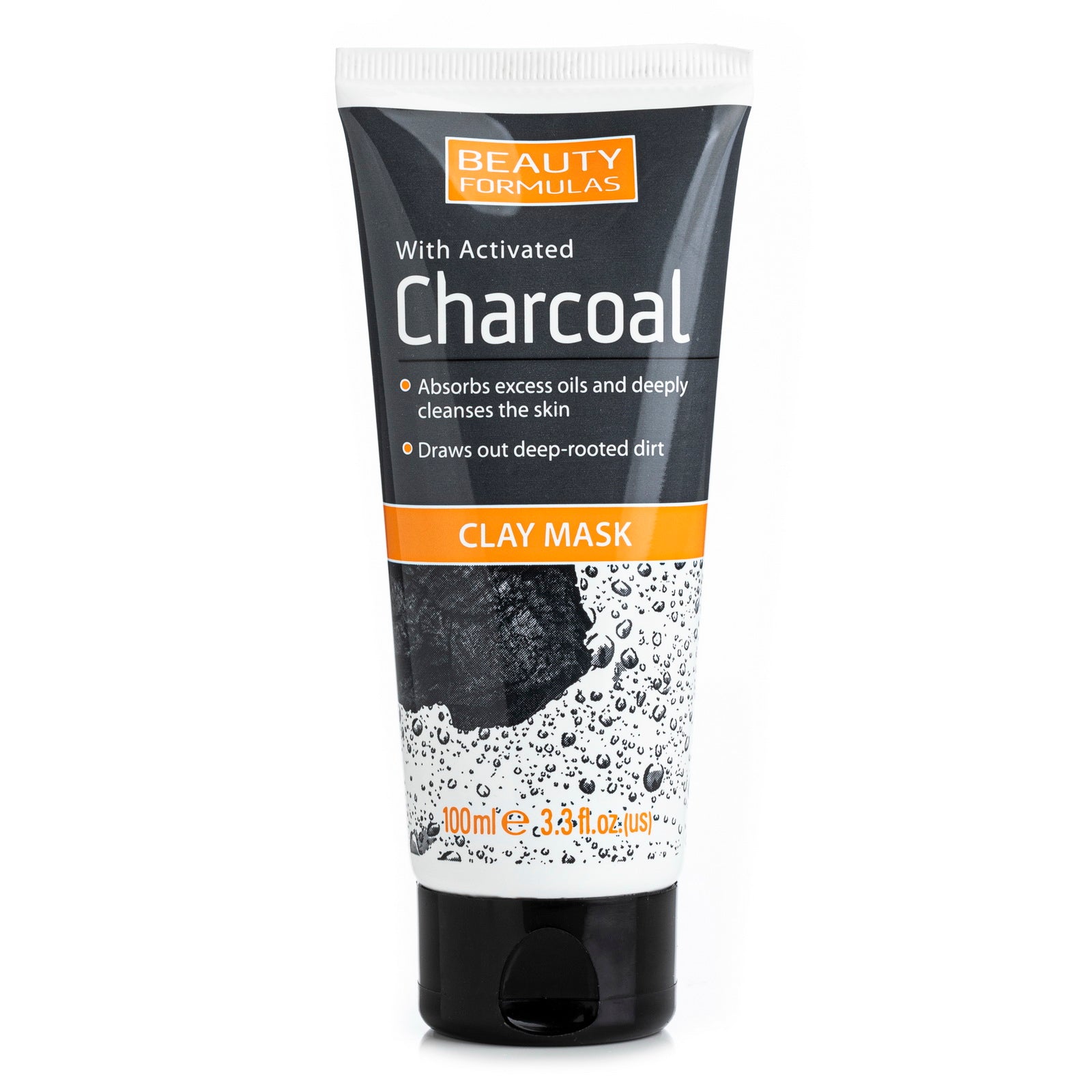 BEAUTY FORMULAS CHARCOAL CLAY MASK 100ML .