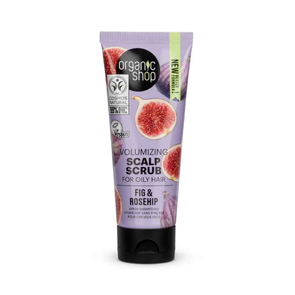 Organic Shop Volumizing Scalp Scrub Fig & Rosehip 75 ml