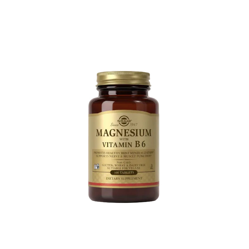 Magnesium with Vitamin B6 nga Solgar