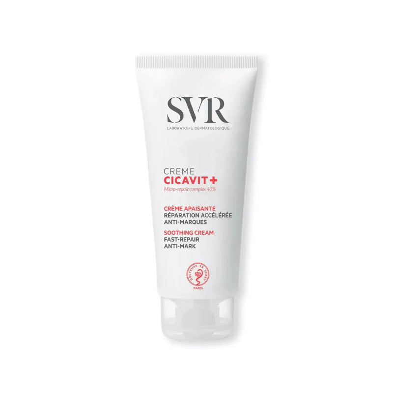 Svr Cicavit+ cream tube on a white background