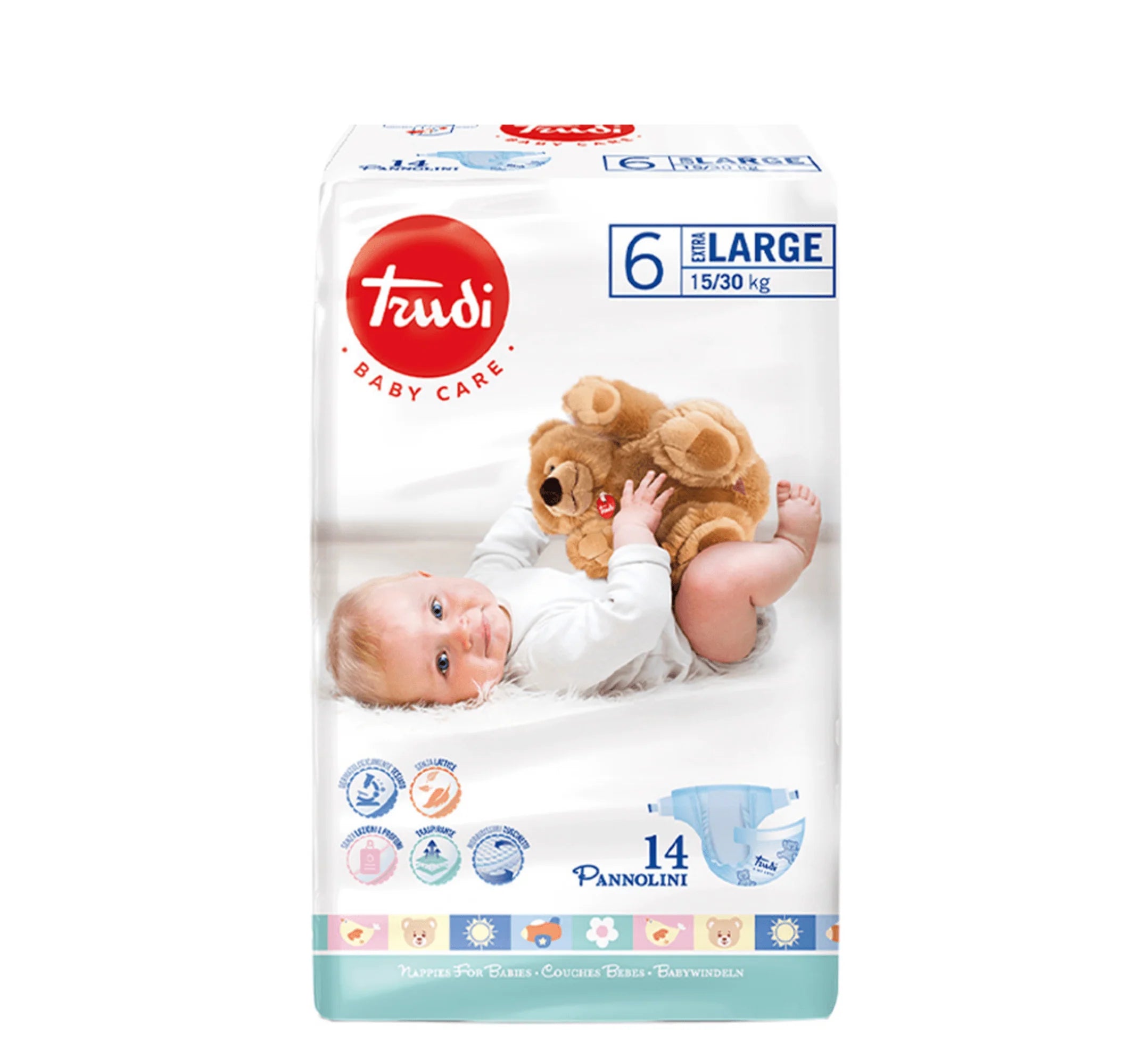 Trudi Pannolini 6 Large (15-30 Kg)